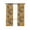 Orange, variant on Grey Leaves Blackout Curtains, Light Blocking Print Window Curtains, Vintage Abstract Art Botanical Sage Green Thermal Insulated Window Drapes for Living Room Kitchen Cafe 2 Panels, 84"W x 84"L