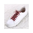 thumbnail image 6 of INSPIRE CHIC Unisex Color Block Stripe Canvas Flat Shoelace for Sneakers Red White 70cm/27.56", 6 of 6