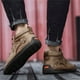 jovati Mens Chaussures Haut de Gamme Chaussures de Plein Air pour Hommes Chaussures Décontractées en Cuir Mince – image 5 sur 9