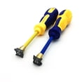 thumbnail image 2 of Tungsten Steel Cone Grout Removal Tool for Tile Seam Cleaning - Blue Handle Yellow Rod, 86g, Reversible Installation, Sharp Design for Precise Slit Making, Durable Construction, Compact Size for Easy, 2 of 5