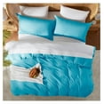 thumbnail image 5 of Twin Duvet Cover Set - Soft Double Brushed Bright Blue Duvet Cover Twin, 2 Piece Twin/Twin XL Duvet Cover with Button Closure, 1 Duvet Cover 68x90 inches and 1 Pillow Sham, 5 of 9