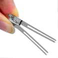 thumbnail image 2 of 100 piezas/paquete de pasadores para peinar el cabello, levantamiento de raíces, bricolaje, clip de rizo de metal de doble punta, 2 of 3