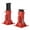 Red, variant on Heavy-Duty 12 Ton Jack Stands, 2 Pack Pin Type Supports with Quick-Lock for Trucks, RVs & Trailers, 11-18.5 Inch Adjustable Height, Professional Automotive Garage Equipment, Red