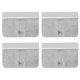 thumbnail image 3 of Clips deflectores de viento, 4 piezas de acero inoxidable para automóviles en el canal Deflector de lluvia y viento Clips de montaje Modificación Reemplazo Plata, 3 of 14
