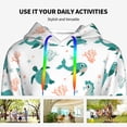 thumbnail image 4 of Haiem Turtles And Seahorses for Women's Fashion Hoodies & Sweatshirts with Kangaroo Pocket,Hooded Sweatshirt with Eye-catching Drawstrings-Small, 4 of 7