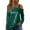 Green, variant on Sexy Night Out Sparkly One Shoulder Top, Women's Sequin Long Sleeve Glitter Blouse, Elegant Evening Party Outfit