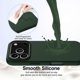 thumbnail image 5 of For iPhone 17 Pro Max Case Compatible with MagSafe Anti-Drop Liquid Silicone Phone Cover - Dark Blue, 5 of 5