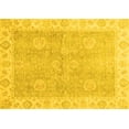 thumbnail image 1 of Ahgly Company Indoor Rectangle Oriental Yellow Traditional Area Rugs, 7' x 10', 1 of 4