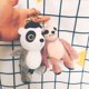 thumbnail image 5 of Lindo llavero de tortuga de 15cm, juguete de peluche Kawaii, Animal del bosque, elefante, gorila, jirafa, cachorro, conejo, hipopótamo, muñecos colgantes de zorro, 5 of 5