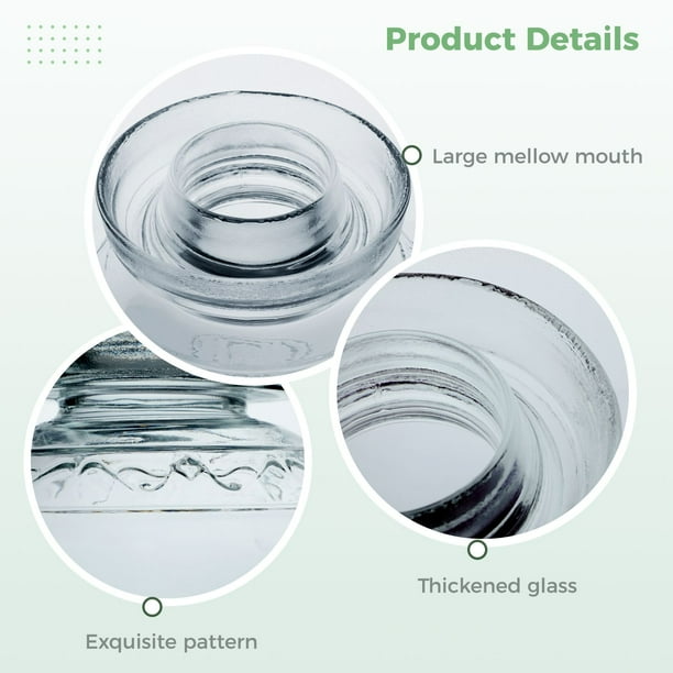 Nourished Essentials | Kit Fermentazione Verdure Easy Fermenter - Include Una Pompa e 3 Coperchi per Barattoli