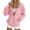 A-Pink164, variant on XIAOCHA Womens Hoodies Simple Solid Color Long Sleeve Drawstring Zip Up Hoodie Jacket Pockets Casual Loose Fit Hooded Sweatshirt L