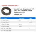 thumbnail image 2 of Camshaft Seal - Compatible with 1979 - 1982, 1988 - 1991 Honda Prelude 1980 1981 1989 1990, 2 of 2