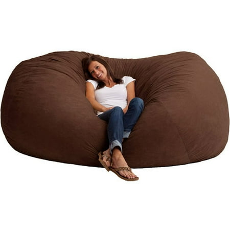 Giant Bean Bags XXL 7' Fuf Comfort Suede Bean Bag, Multiple Colors - Giant Bean Bags