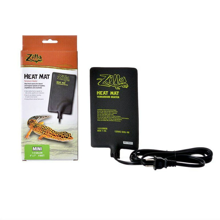 ZILLA Terrarium Heat Mat Reptile Heater, 4-watt 