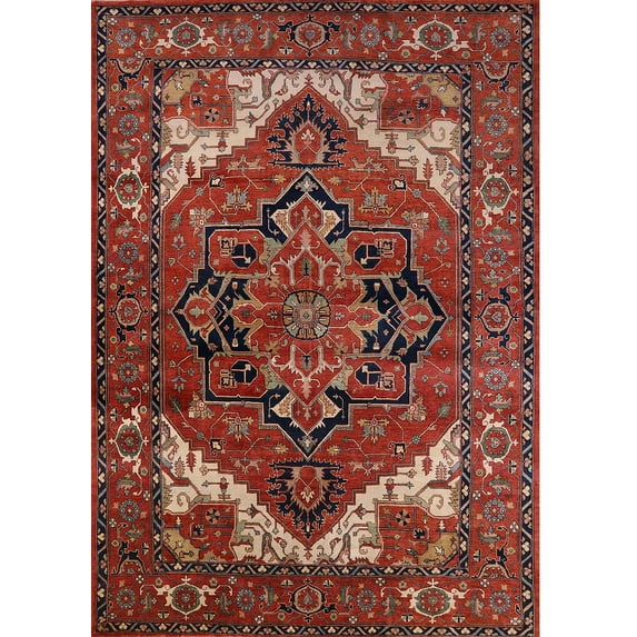 Ahgly Company Machine Washable Indoor Rectangle Industrial Modern Dark Almond Brown Area Rugs, 6' x 9'