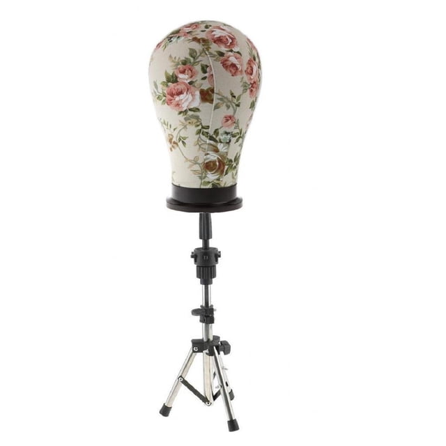 22 Pulgadas Cabeza Modelo con Orificio de Montaje Rack Estante para Exhibición de Sombreros y Pelucas
