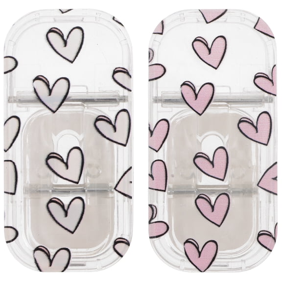 WEUVEB Telescopic Phone Grip Holder, Transparent Design, Foldable and Universal, 2Pcs