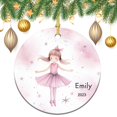 thumbnail image 2 of Christmas Ceramic Ornament Ballerina Girls Christmas Tree Ornaments Ballet Dancer Xmas Holiday Keepsake Christmas Tree Decoration for Woman Friend Birthday, 2 of 8