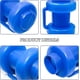 thumbnail image 3 of Trampoline End Caps Set of 8 Protection for Trampoline Net Bars 25 mm, Blue, 3 of 5