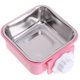 thumbnail image 1 of Cuenco para perros de caja, cuenco de agua para comida colgante extraíble de acero inoxidable, cuencos para jaula de mascotas con soporte de perno MFZFUKR CPB-DE-SSW2153-1, 1 of 5