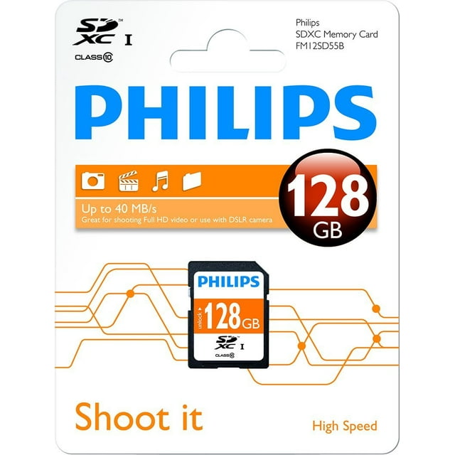 PHILIPS Carte SDXC 128 Go Classe 10