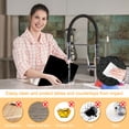 thumbnail image 4 of Wekvgz 2 Pcs Tapis de Bureau en Cuir PVC Tapis de Bureau Imperméable Tapis de Souris Résistant à l'Huile Protecteur de Surface de Table Tapis de Bureau pour Table à Manger, 4 of 11