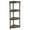 Dark Brown, variant on Mintra Home Light Duty Plastic Storage Racks (Rectangular Rack, Powder Blue) -07249-