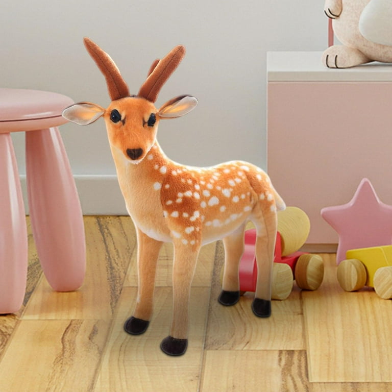 Large stuffed animal deer sale