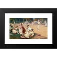 thumbnail image 2 of Frederick Arthur Bridgman 18x12 Black Modern Framed Museum Art Print Titled - Lawn Tennis Club (1891), 2 of 5