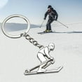 thumbnail image 4 of Winter Sports Ski Keychain Snowboard Keychain Games Small Gift, 4 of 9
