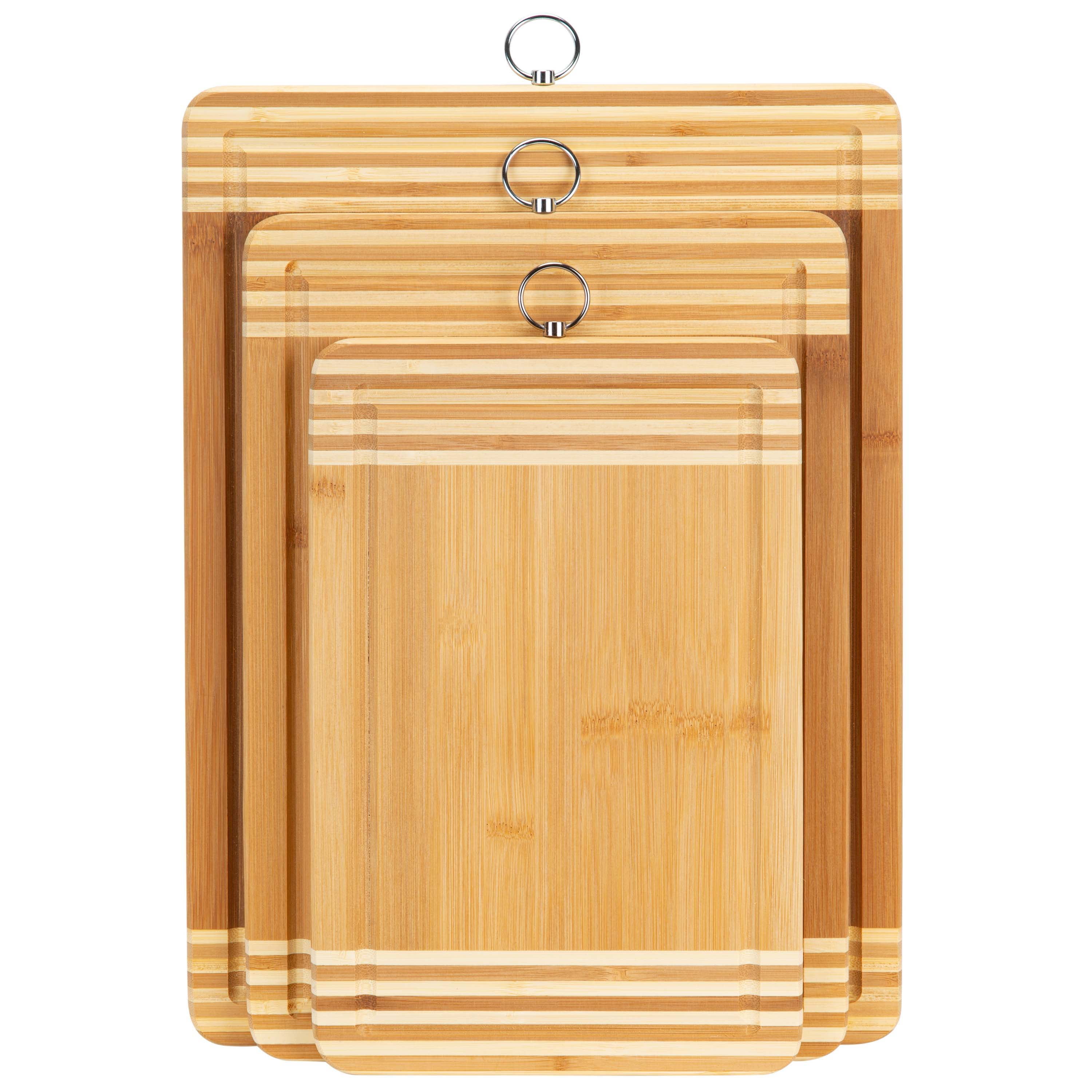 Kitchen Details 2 Pack Medium Bamboo Cutting Board