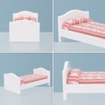 thumbnail image 2 of KAKOWELY Mini House Model 1pc Mini House Accessory Mini Kids Bed Miniature Adornment Small Bed Modle5.51"X3.11"X2.32", 2 of 4