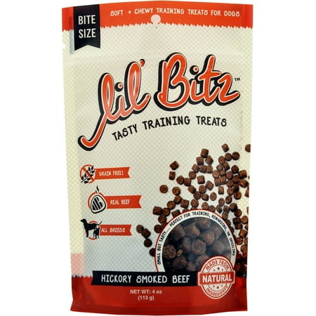 UPC: 0814087007384 | Lil  Bitz Hickory Smoked Beef Training Treats (4 oz)