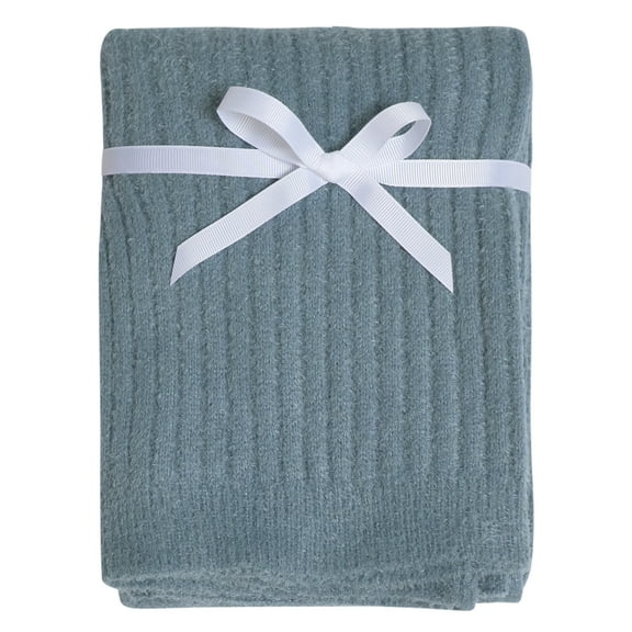 Modern Moments by Gerber Baby Boy or Girl Gender Neutral Soft Cozy Blanket, Blue