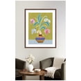 thumbnail image 2 of Kate and Laurel Framed Wall Art Print 'Snowdrops the January Birth Flower' by Rachel Lee, 34 x 42, Florence Medium Brown Frame, Modern Contemporary, Abstract, Flowers Art for Wall Decor, 2 of 7