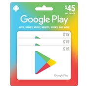 Google Play Multi-Pack $45 (3 x $15 cards)