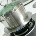 thumbnail image 2 of Kearding Convertidor de placa de inducción, disco difusor de calor, placa adaptadora práctica, sartén doméstica de acero inoxidable, Utensilios de cocina, 2 of 6