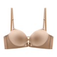 thumbnail image 5 of Lumistal Bras for Women No Underwire Contrast Color Thin Strap Bra Front Cup Everyday T Shirt Bra Comfortable No Underwire Wireless Bra Bras for Women XL, 5 of 7