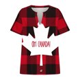 thumbnail image 2 of Plus Size Mujeres Blusas Sexy Cuello en V Encaje Casual Suelto Manga Corta Top, Blusas de Manga Corta para las Mujeres, 2 of 4