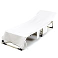 thumbnail image 1 of Owl‘s-Yard Solid Beach Chair Cover with Side Pockets  Quick-dry Multifunctional Lounger Accessory CQh, 1 of 6