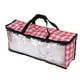 thumbnail image 5 of Bolsas de almacenamiento transparentes con cremallera de gran capacidad, organizador de ropa extraíble a prueba de polvo, bolsa de almacenamiento de CD con película de PVC, 5 of 14
