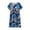 Blue, variant on Cathalem Girls Dress Summer A Line Twirly Skater Loose Casual/Party Dresses,Navy 120