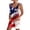 33-Red, variant on American Flag Print Jumpsuits for Women 4th of July Independence Day USA Patriotic Red White and Blue Sleeveless Shorts Overalls Loose Comfy Wide Leg Casual Romper 33-Red XXL