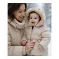 thumbnail image 3 of Rokka&Rolla Toddler Girls' Glossy Winter Coat Fleece Lined Kids Jacket, 3 of 10