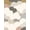 Beige Gray Cream, Pattern 1, variant on ODIKA Boho Abstract Whimsical Drifting Forms Dotted Minimalist Border for Home Office, Gaming Room, Under Desk, Non-Slip Chair-Friendly