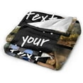 AISENIN 60*80Inch Custom Blanket with 10 Photos Collage Text Customized Picture Throw Blanket