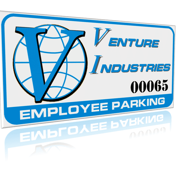 Venture Industries Employee Parking Decal