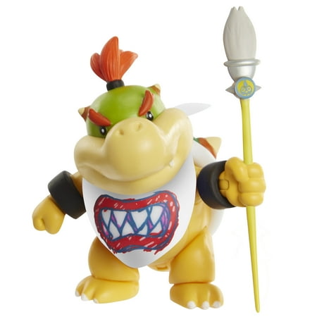 World of Nintendo 4" Figures Bowser Jr. w/ Paint Brush