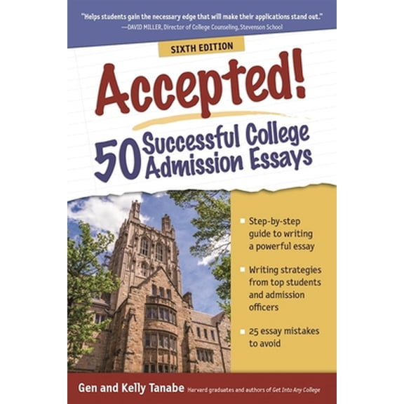 Pre-Owned Accepted! 50 Successful College Admission Essays (Paperback) 1617601292 9781617601293