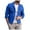 Blue, variant on EHQJNJ Denim Jacket with Pearls Oversized Men's Long Sleeve Denim Sweatshirt Cardigan Casual Holiday Cargo Coat Men's Denim Jackets Flannel Oversized Jacket